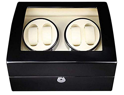 Boîte automatique de montre pour 10 garde-temps avec rangement rotatif 4+6