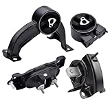 Engine Motor Mount Set & Transmission Left Mount Compatible with 2008-2010 Chrysler Town & Country/2008-2010 Dodge Grand Caravan 3.3L 3.8L 4.0L 4PCS Replace# A5654 A5480 A5465 A5493