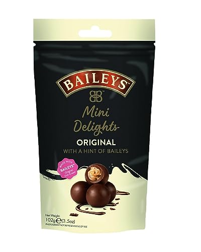 Baileys Original Irish Cream Mini Delights 102g| Premium Chocolate Truffles | Baileys Mini Chocolates | Perfect for Self Treating
