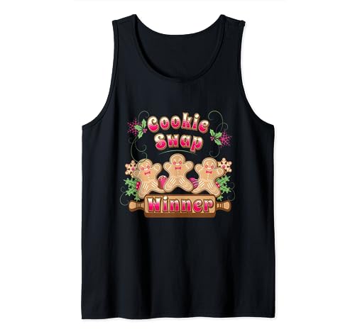 Bakers Baking Team Holiday Christmas Cookie Swap Winner Tank Top