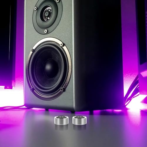Base de aislamiento de aluminio antivibración para mejorar sonido de altavoces de casa 5