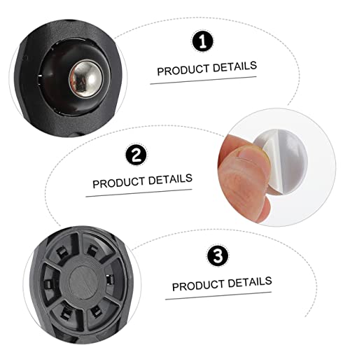 SEWOART Caixa de areia de aço inoxidável com polia adesiva, 16 peças, caixa de areia de aço inoxidáv