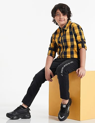 Image of Amazon Brand - Jam & Honey Boys Boys 100% Cotton Printed Half and Full Sleeves Shirt | Age 2-12 Years