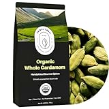 Tribal Trail Organic Green Cardamom Pods (8 mm Bold) | 4.02 oz | USDA Organic & Non-GMO | Ethically Sourced from Kerala, India | Recyclable Kraft Bags | Best for Tea, Coffee & Baked Goods | Floral, Sweet & Spicy