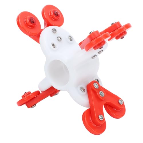 120mm Guide Wheels Protective Covers for 23mm Pipe Sewer Pipeline Inspection Camera, Pipe Sewer Pipeline Inspection Camera ABS Camera Guide Pulley Accessories with Screwdriver