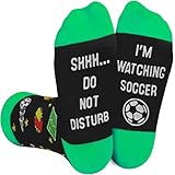 WIKFZRO 2026 Funny Soccer Socks For Man Novelty Soccer Gifts For Boys, Dad, Son, Husband