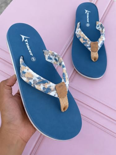 Image of TRACER Women's Casual Comfort Flip Flop Slippers | Lightweight Anti-Slip Everyday Wear | Soft Sole Stylish Daily Use Chappals for Girls & Ladies | Durable & Trendy Summer Footwear | 3 to 8 UK