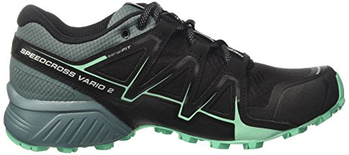 Salomon Bota feminina Speedcross Vario 2 W para mochila, Preto, 7.5