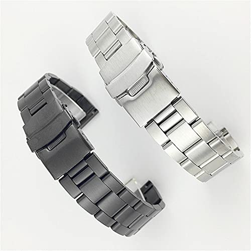Correa de reloj correa de reloj de acero inoxidable de 20mm 24mm 6