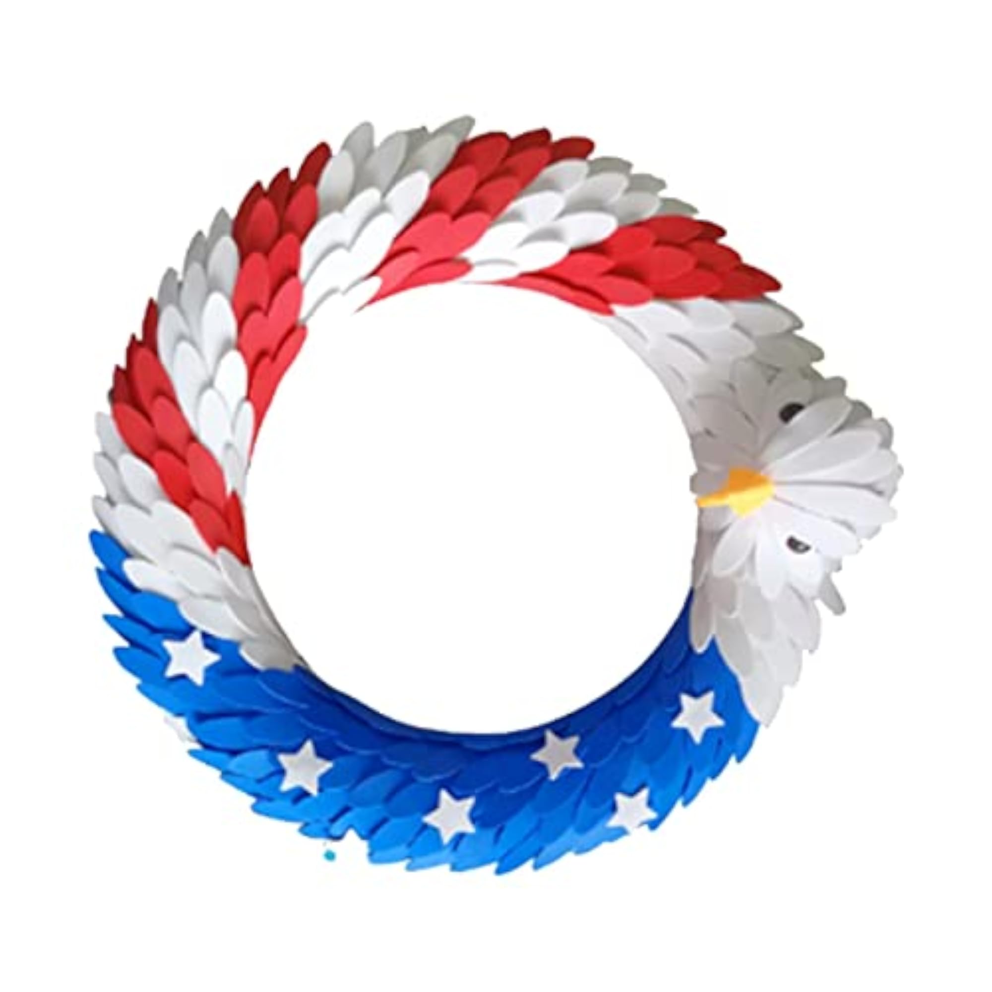 American Eagle Wreath for Holiday Window and Garden Decor