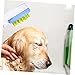 VICASKY Eco Friendly Pet Shower Brush with Powerful Spray and Hose Massaging Dog Bath Sprayer for Puppies and Cats Suitable for All Hair Lengths Efficient Grooming and Rinsing Tool