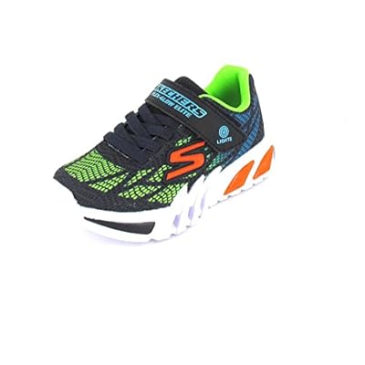 Skechers FLEX-GLOW ELITE VORLO, Zapatillas para Niños, Navy Synthetic & Multi Trim, 32 EU | Ya disponible en tu tienda friki favorita! En mundofriki.es!