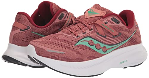 Saucony Women's Guide 16 Sneaker, Soot/Sprig, 10 #TOP6