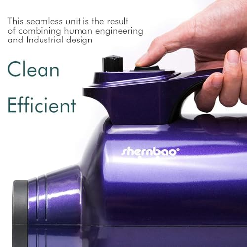 High Velocity Professional Dog Pet Grooming Hair Drying Force Dryer Blower 5.0HP (Super Cyclone) SHD-2600P (Purple)