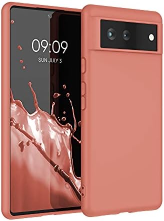 kwmobile TPU Case Compatible with Google Pixel 6 - Case Soft Slim Smooth Flexible Protective Phone Cover - Lavender