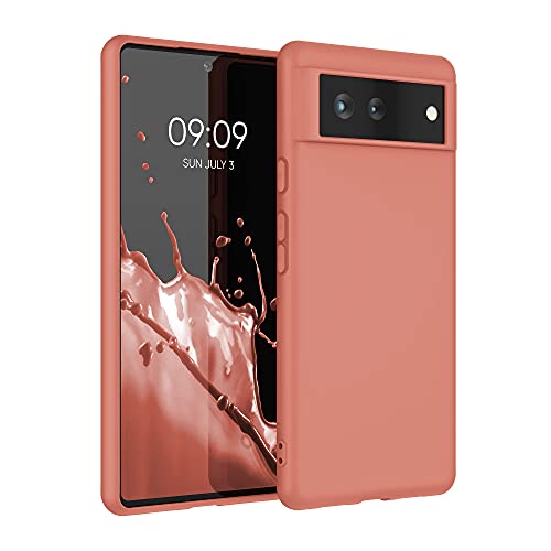 kwmobile 対応: Google Pixel 6 専用ケース - 耐衝撃 TPUソフト シリコンケース スマホカバー 滑り止め - ケース