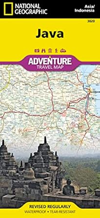 Java Map [Indonesia] (National Geographic Adventure Map, 3020 ...