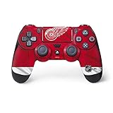 Skinit Decal Gaming Skin for PS4 Controller - Officially Licensed NHL Detroit Red Wings Home Jersey Design
