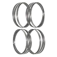 4 Stück Bandsägeblatt 1400 x 10 x 0.5 x 6zpz ， Bandsägeblätter Für 8”Bandsäge, Hartholz/Brennholz/Sperrholz/Ne-Metall/Kunstoff