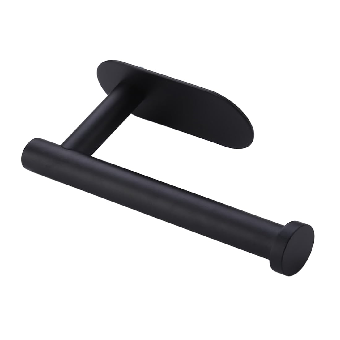 Biiyoove Black Toilet Roll Holder Self Adhesive -Toilet Paper Holder Stainless Steel,No Drilling Required, Strong Adhesiveness And Waterproof. By