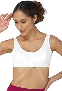 Naidu Hall Women's Full Coverage Cotton Front Open Saree Bra for Women Non Padded Non-Wired Cut and Sew Design Everyday Br...
