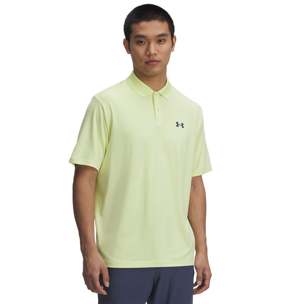 Under Armour Men's Matchplay Polo, (728) Sonic Yellow / / Downpour Gray, XXXXL