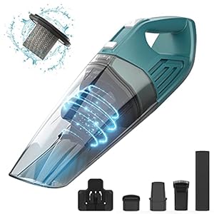 ORFELD Handstaubsauger 8000Pa, 14.8V/2200mAh Akku Handstaubsauger, Klein und Handlich Handsauger, bis zu 30 Min…