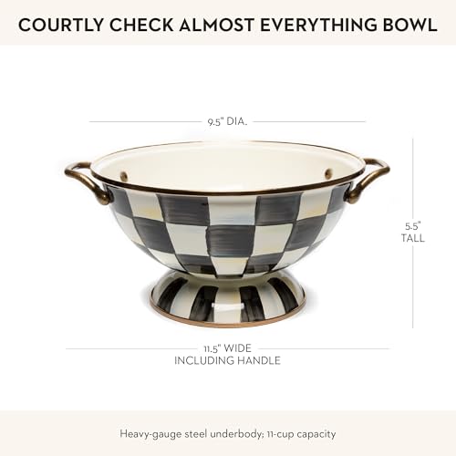 Mackenziechildsenamelbowlsmallservingbowlforentertainingalmosteverythingbowlblackandwhitecourtlycheck Urban Country Home Decor Mackenzie childs enamel bowl small serving bowl for entertaining almost everything bowl black and white courtly check urban country home decor