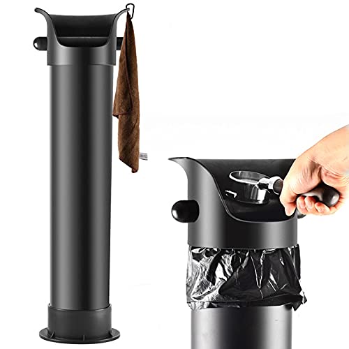 KELUNIS Commercial Knock Box for Espresso Grounds, Professional Floor Standing Barista Tool for Coffee Shops, Bars and Home Kitchens