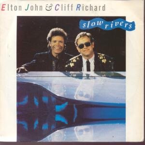SLOW RIVERS 7 INCH (7″ VINYL 45) UK ROCKET 1986 - Les Beatles, Paul McCartney, John Lennon, RIngo Starr, George Harrison SLOW RIVERS 7 INCH (7" VINYL 45) UK ROCKET 1986