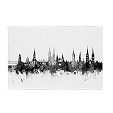 artboxONE Metall-Poster 20x30 cm Städte Lübeck Germany 