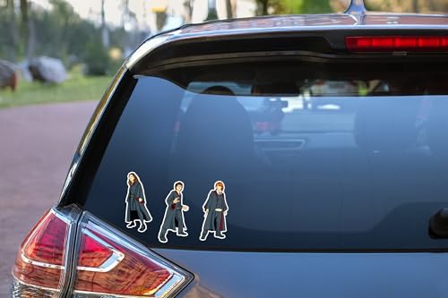 Elektroplate Officially Licensed Harry Potter Characters Dynamic Decals | Premium Auto-grade Weatherproof Vinyl Stickers for Car, Water Bottle, Tablet, Cooler, Phone & more| Made in the USA | Set of 3 by Elektroplate - Image 2