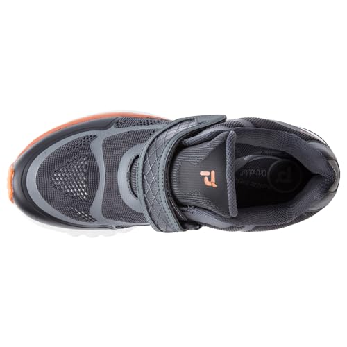 Propét mens One Strap Sneaker, Burnt Orange/Dark Grey Flyknit, 7 US by Propét - Used condition - Image 6