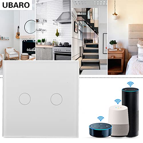 Interruptor Wi-Fi, AC110-240V Trabalho preciso Interruptor inteligente Controle único Controle de vo