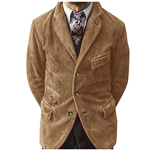 JUBEN Wachsjacke Herren Hardshelljacke Herren Jacket Herren Dufflecoat...