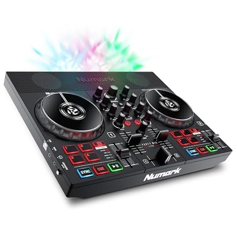Numark Party Mix Live DJ Controller with Speakers Cover