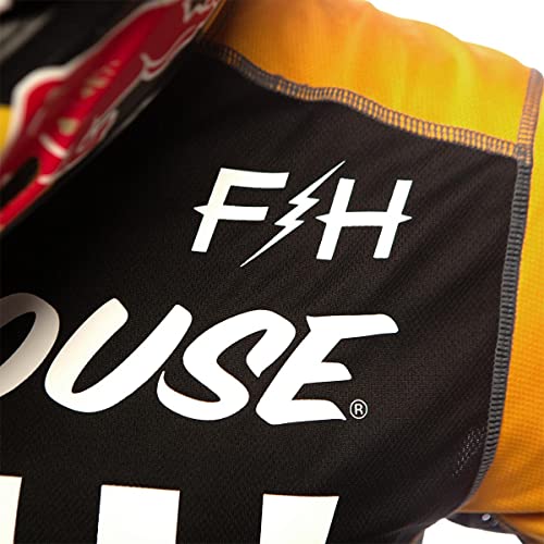 Fasthouse Grindhouse Alpha Jersey (Black/Amber, Small) #TOP3