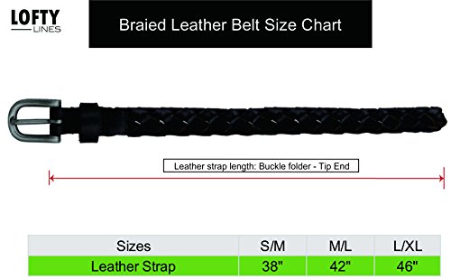 Women's Leather Belt Skinny Waist Belts Full Grain Vintage Hand Braided Jeans/Dress4