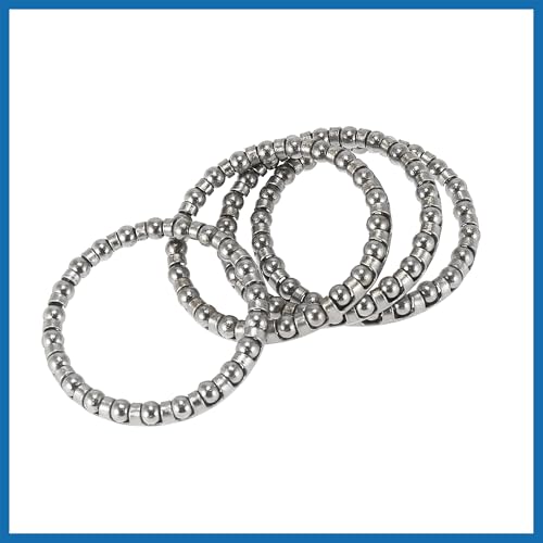 A ABSOPRO 4 peças de rolamentos de esferas de 4 mm x 22 gaiolas de manivela retentor de rolamento de