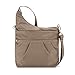 Travelon Anti-theft Signature 3 Compartment Cross Body Bag, Sable