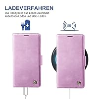 für Samsung Galaxy S10 Hülle mit Schutzfolie, Handyhülle Galaxy S10 Standfunktion Kartenfach Wallet Premium Leder Schutzhülle S10 Flip Case Cover Stoßfeste Klapphülle… – Ansicht 7