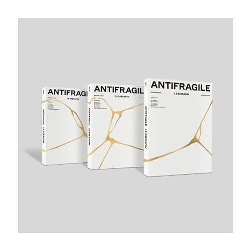 LE SSERAFIM ANTIFRAGILE 2nd Mini Album Vol.2 IRIDESCENT OPAL Version CD+1p Folding Poster On Pack+112p Booklet+1p PhotoCard+1p PostCard+1ea Sticker+3ea ANTIFRAGILE Sticker+Tracking Sealed