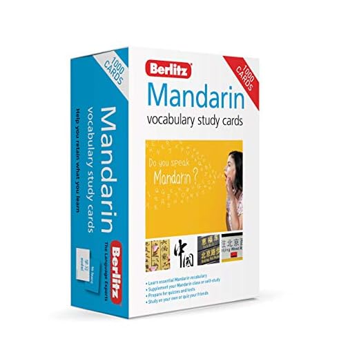 Berlitz Mandarin Chinese Vocabulary Flash Cards