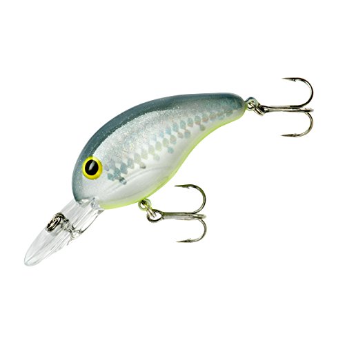 BANDIT LURES Crankbait Series 100 200 & 300 Bass Fishing Lures, Metal Flake Shad, Series 200 (Dives to 8') (BDT2D67)