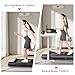 HomeFitnessCode Laufband Walking Pad für Zuhause - Laufpad WalkPad Running Untertisch Elektrisch 1-10 KMH Walking Band Gehband Treadmill, Schwarz