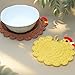 Handmade Crochet Chicken Trivets Set of 2, Chicken-Gifts, Valentine Gifts, Pot Holders, Heat Resistant Farmhouse Kitchen Home Decor, Cooking, Baking, Cute Desk Accessories, Tabletop Protection (2pcs)