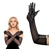 Matériau Haut de Gamme: Ce gant noir est confectionné en satin de haute qualité, offrant un toucher supérieur à celui des autres tissus. Il est doux et soyeux, tout en offrant une excellente respirabilité. Même porté longtemps, le gants blancs reste confortable et agréable à porter, préservant la fraîcheur de votre peau.