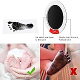 Mtoysy Pfotenabdruck Set Hund und Katze, Pfotenabdruck Stempelkissen, Baby Handabdruck und Fußabdruck Set, Clean Touch Abdruckset Hund, Andenken Familie Geschenk, Baby Abdruckset (2 PCS)