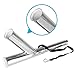 NovelBee 2pcs Stainless Steel Outrigger Fishing Rod Holder with Tube's Angle 60° and 90° Up from Water for Boat Marine Yacht