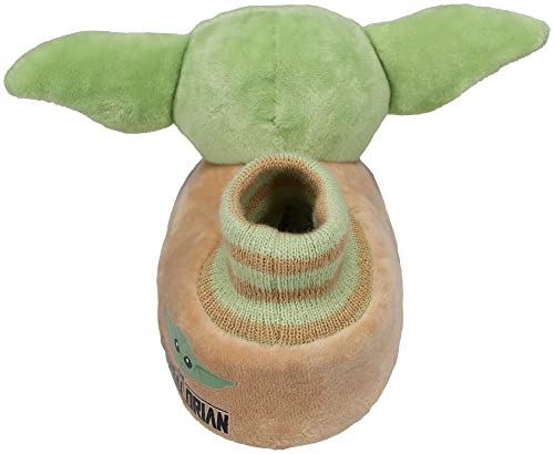 Star Wars, Baby Yoda Toddler Slippers The Mandalorian, Grogu Fullbody Socktop, Green, Toddler Size 7/8 #TOP3